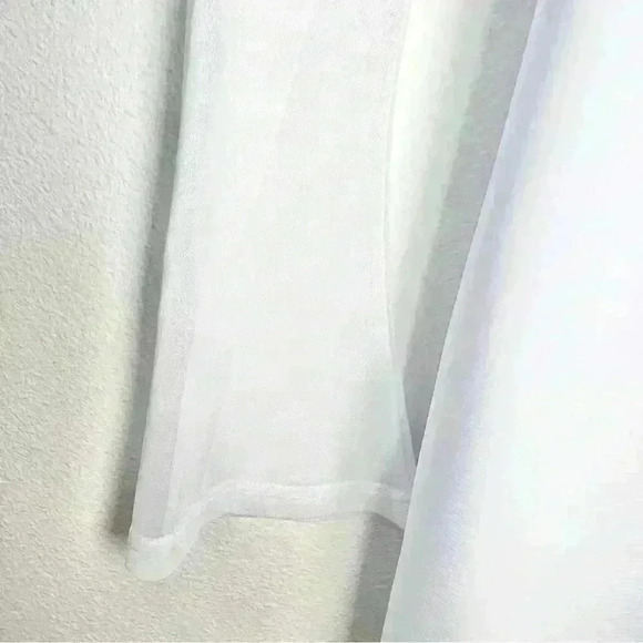 NWT Princess Polly | Dyer Sheer Sleeve White Mini Dress Low Impact | Size US 2 - Picture 9 of 16